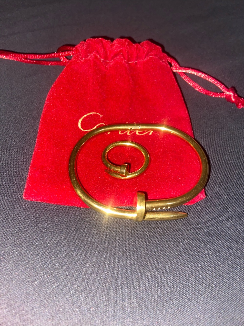 Nail bangle & Ring set
